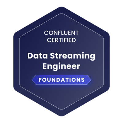Data Streaming Engineer Foundations certificate